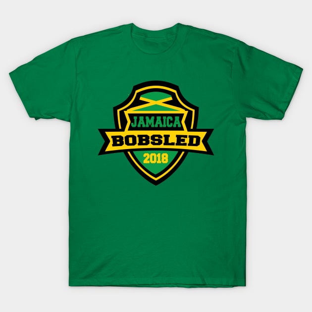 Jamaica Bobsled Team Pyeongchang 2018 T-Shirt by OffesniveLine